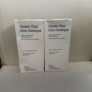 New 2 Starbucks Classic Chai Concentrate tea drink